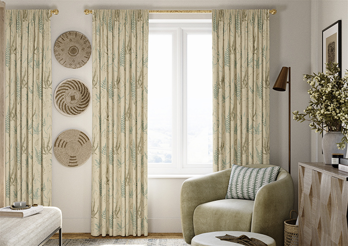 Botanica, Eau De Nil - Made to Measure Curtains - Image 3